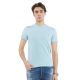 GUESS | T-shirt girocollo logo in rilievo | Colore celeste