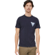 GUESS | T-shirt  slim girocollo con manica corta logo azzurro | colore blu