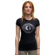GUESS | T-shirt cerchio con brillantini | Colore nera