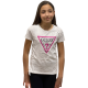 GUESS| T-shirt manica corta logo brillantini bimba/ragazza  | Colore bianca