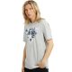 GUESS | T-shirt girocollo con logo floccato | Colore grigio