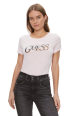 GUESS | T-shirt girocollo scritta animalier e brillanti | Colore rosa chiaro