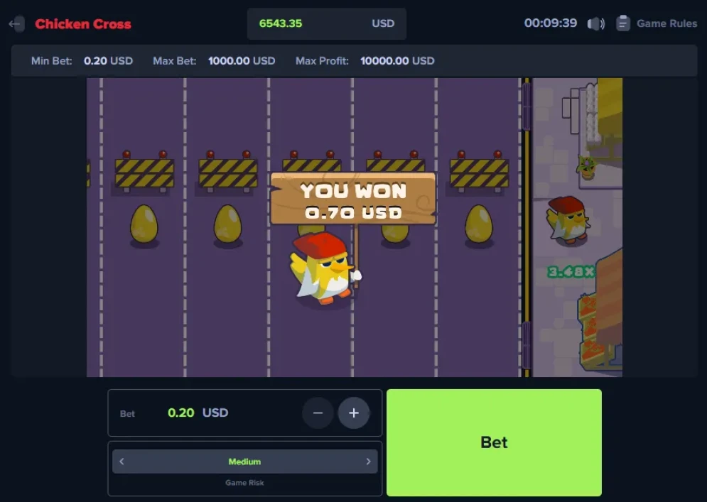 Chicken Cross demo